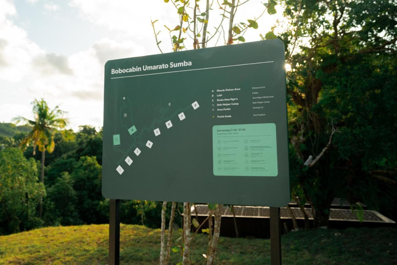 Bobocabin Umarato, Sumba 와이카부박 외부 사진